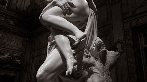 Abduction of Proserpina, detail