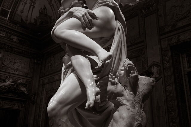 Abduction of Proserpina, detail