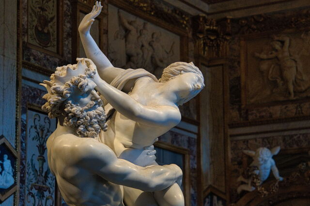 Abduction of Proserpina, detail
