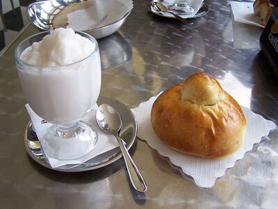 Granita and brioche