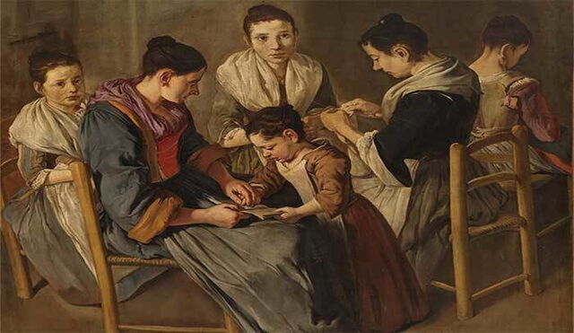 A work by Giacomo Ceruti in Padernello Castle