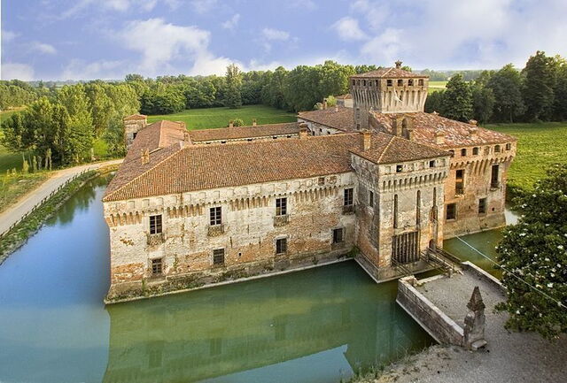 View of Padernello Castle