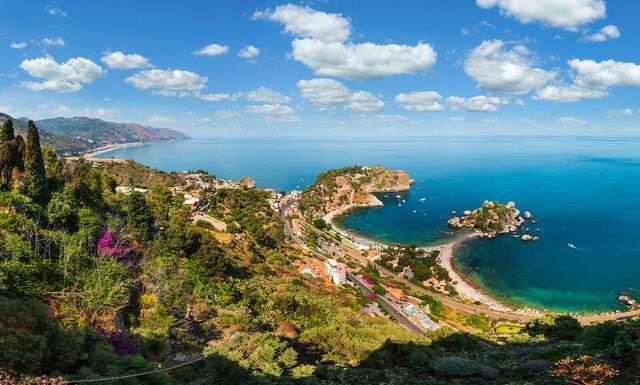 View over Taormina