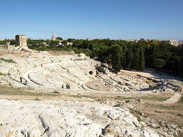 The Greek ampitheatre in Syracuse