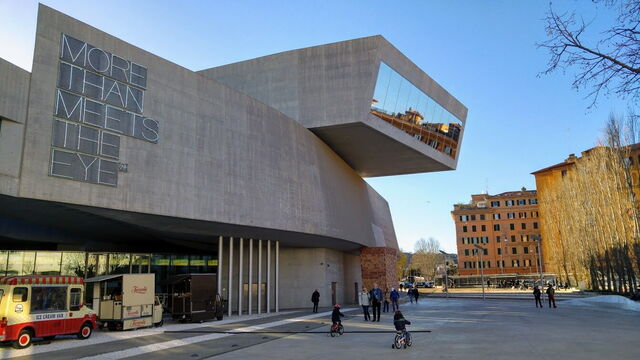 Exterior of MAXXI Museum