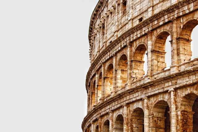 Exterior walls of the Colosseum