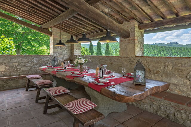 Il Fienile, porch