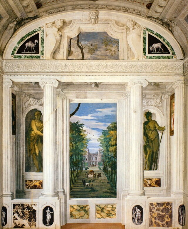 Veronese paintings at Villa Barbaro