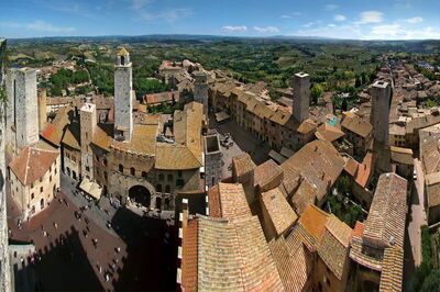 View of San Gimignano