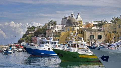 Boats at Procida