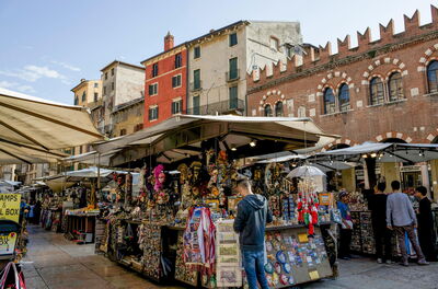 A market in Verona