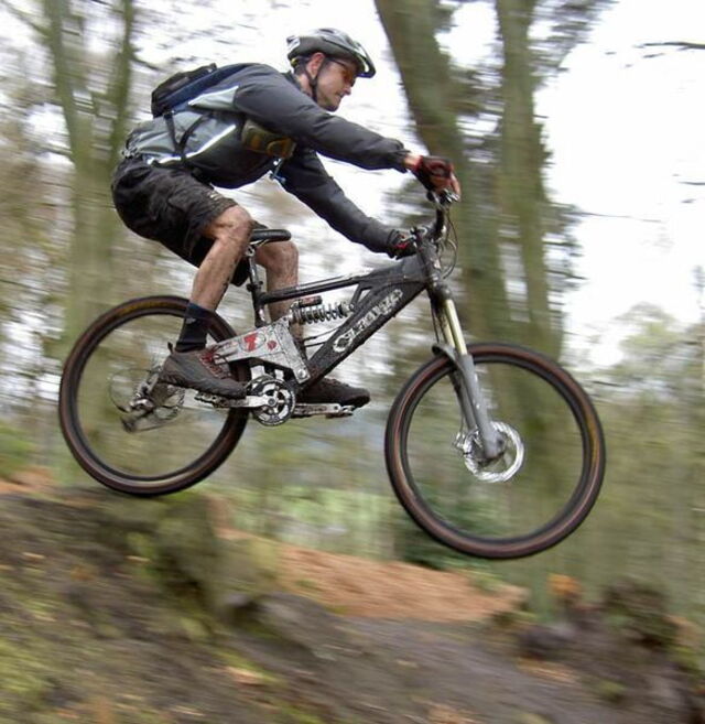 Extreme mountain biking