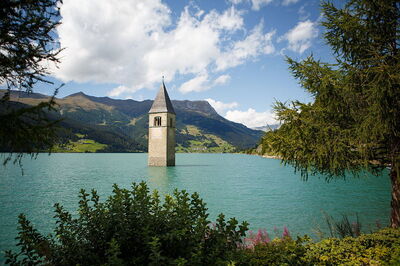 Lake Reschen, Tower