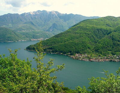 Lake Lugano and Monte San Giorgio