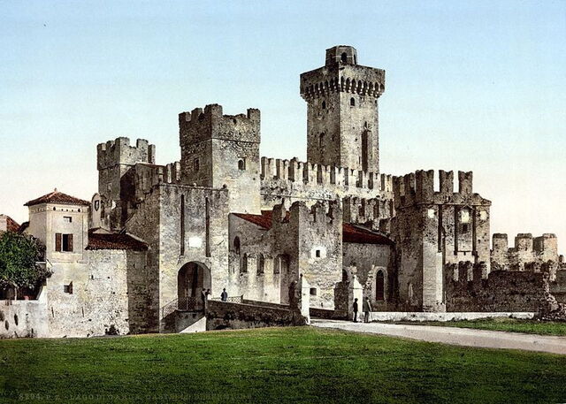 Scaliger Castle, 1900