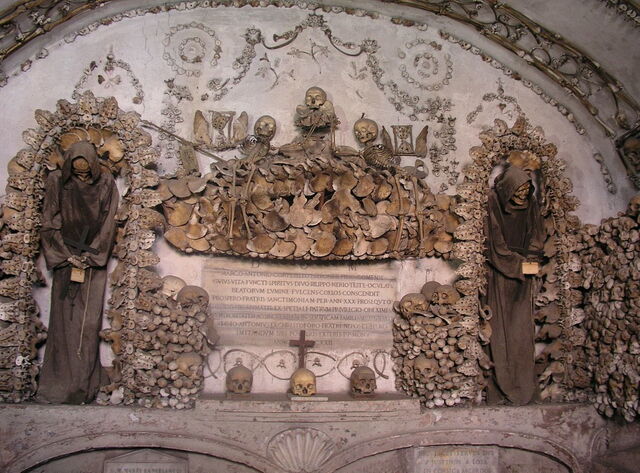 Altar in the Crypt of Santa Maria della Concezione