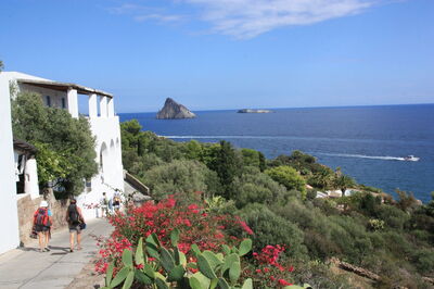 A town view on Panarea