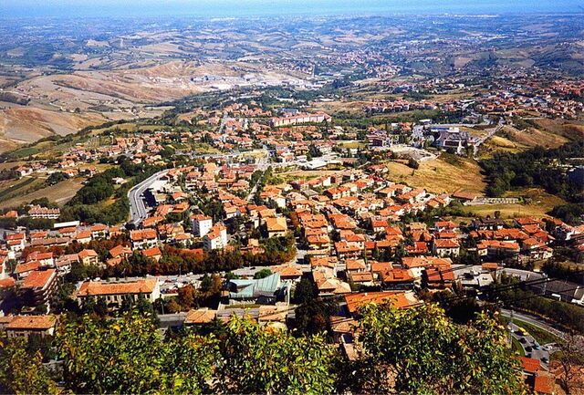 Borgo Maggiore near San Marino