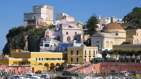 Town on Ponza Island