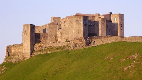 The huge Castle of Melfi