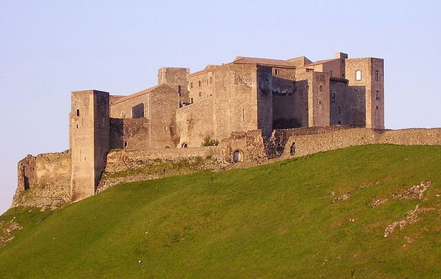 The huge Castle of Melfi