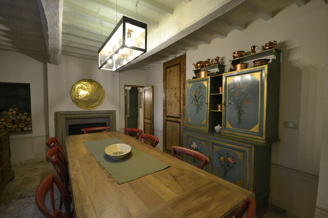 Villa Torreone, dining room