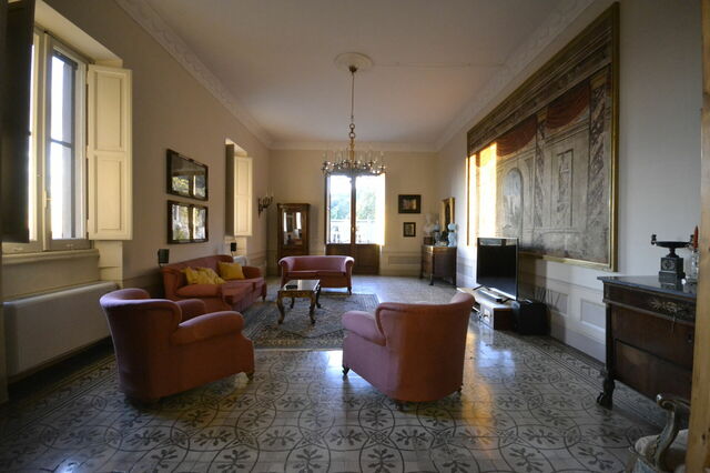 Villa Torreone, living room