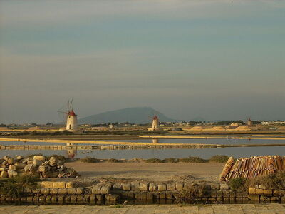 Marsala salt ponds