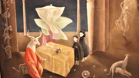 Leonora Carrington. And then we saw the daughter of the Minotaur