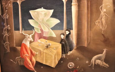 Leonora Carrington. And then we saw the daughter of the Minotaur