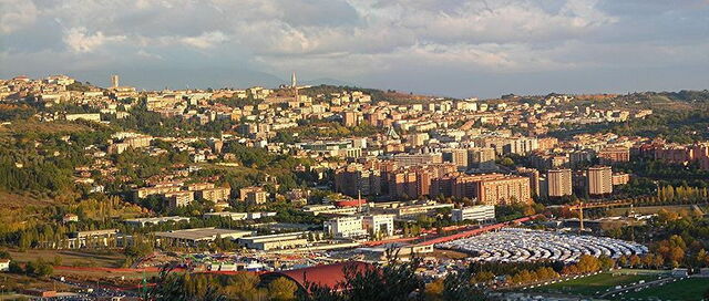 view of perugia city