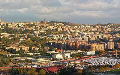 view of perugia city