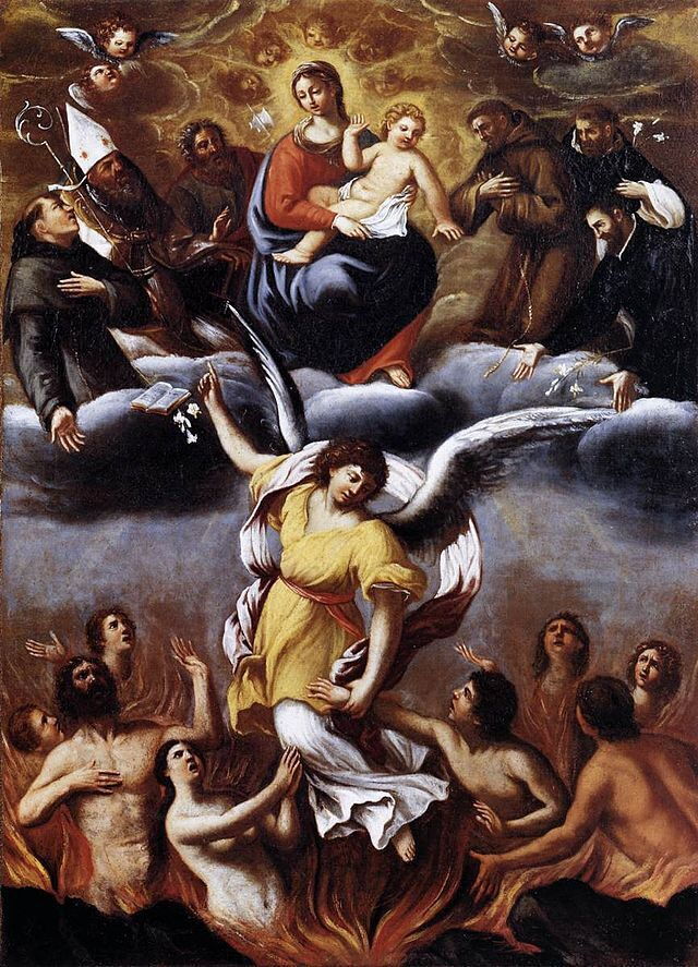 painting of purgatory