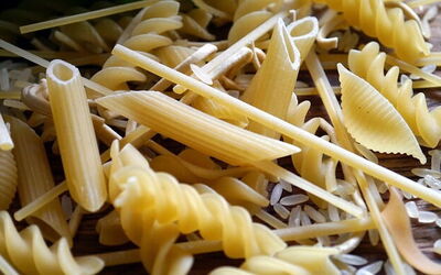 Varieties of pasta