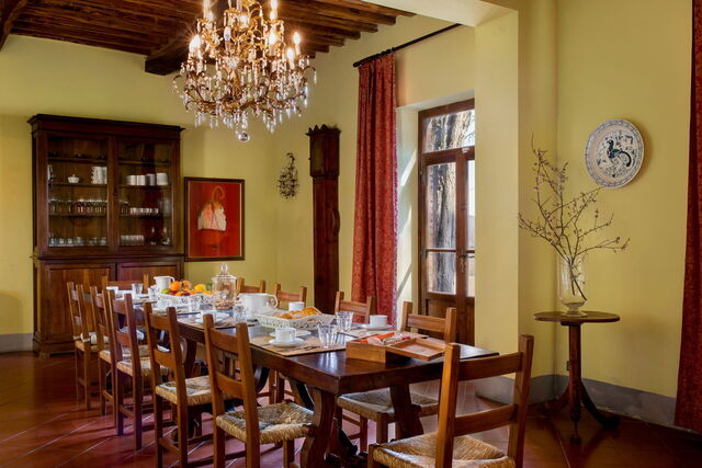 Villa Fabbri, dining room