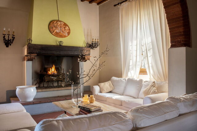 Villa Fabbri, living room