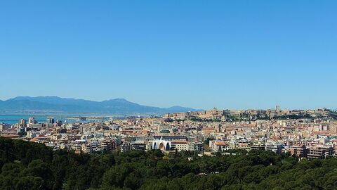 View of Cagliari