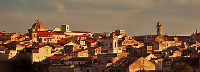 Sassari at sunset