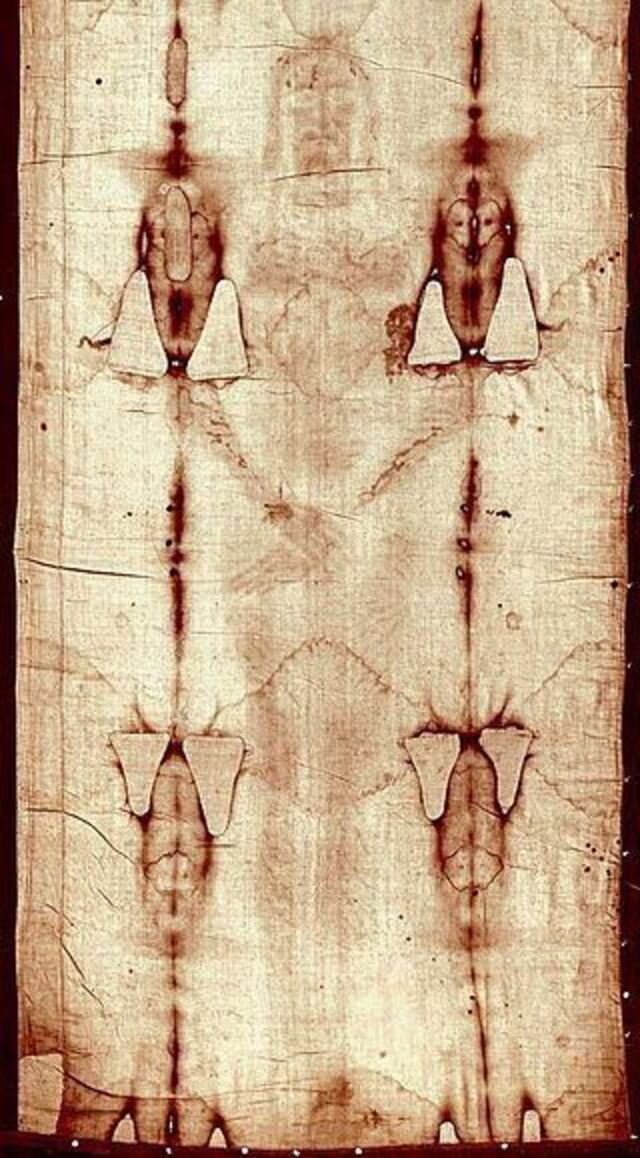 Front Image on the Shroud of Turin