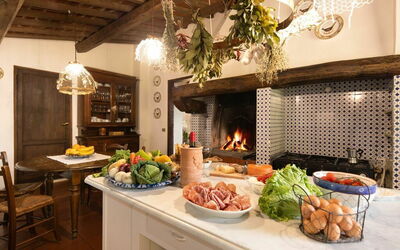 Kitchen of La Casa di San Romolo