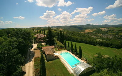 Aerial view of Villa Venanzo