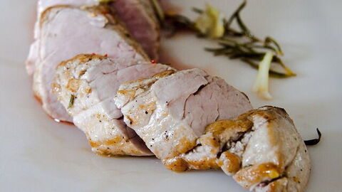 delicious cooked pork