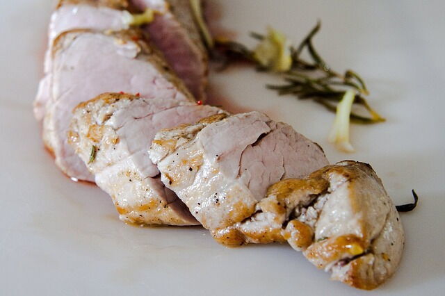 delicious cooked pork