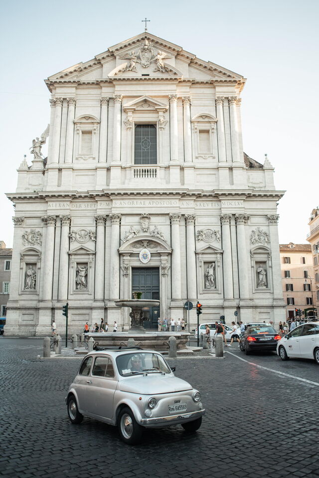 A car in Rome