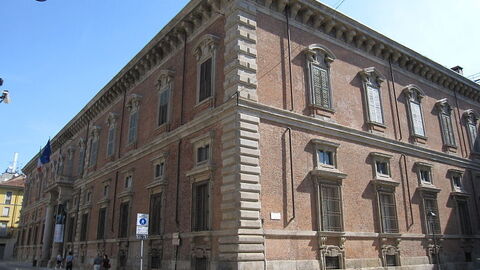 View of Brera art gallery