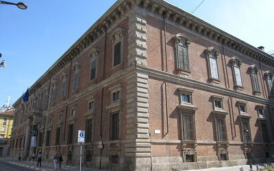 View of Brera art gallery