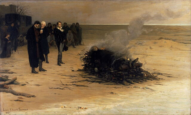 Fournier, Funeral of Shelley
