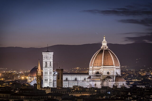 Florence at night