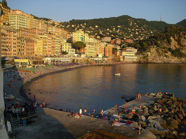 Camogli beach