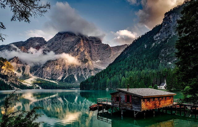 View at Pragser Wildsee